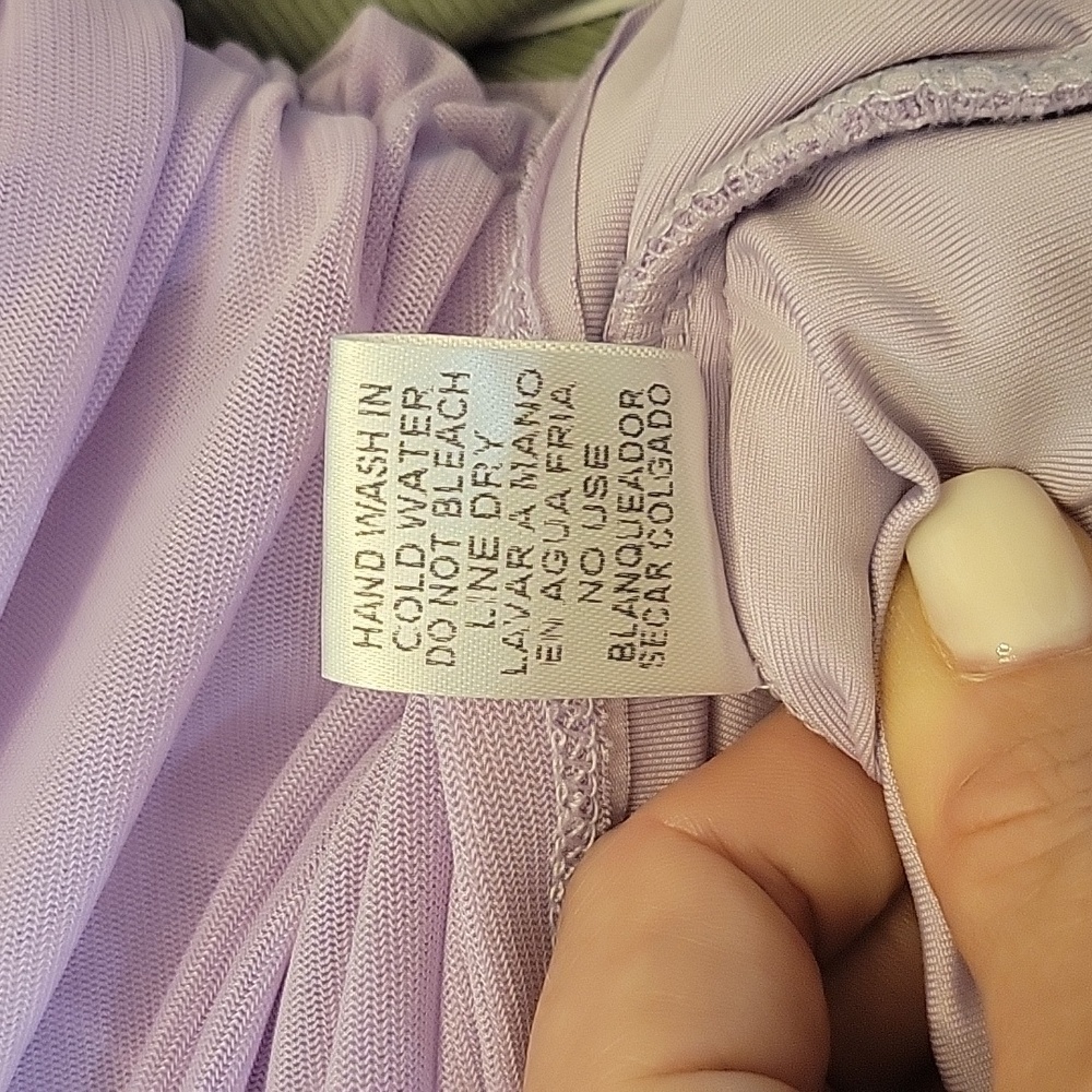 Entro Lilac Ruched Blouse - Picture 8 of 8
